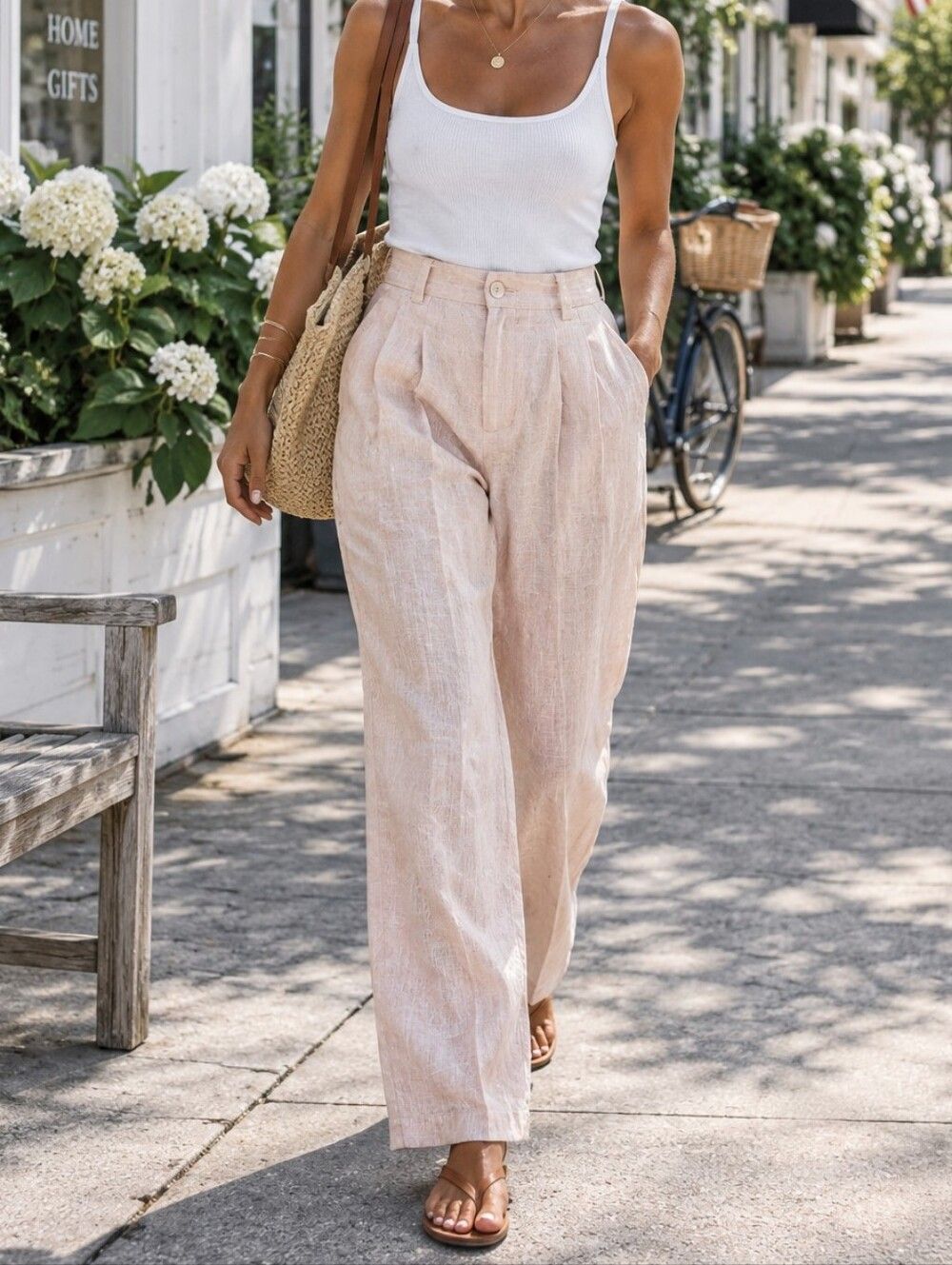 Vintage Norton McNaughton Pink High Waisted pants